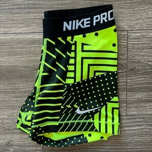 Neon Nike Pro Shorts